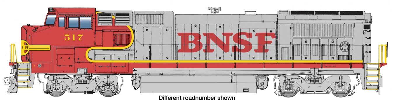 Walthers Mainline GE 8-40BW BNSF 557 WH910-9569