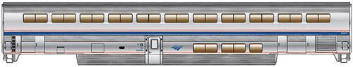 Walthers Proto 85' PS Superliner I Coach Amtrak PhIVb WH920-11013
