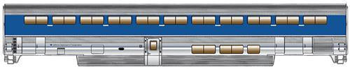 Walthers Proto 85' PS Superliner I Coach Amtrak Surfliner WH920-11015