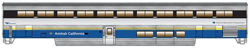 Walthers Proto 85' PS Superliner I Coach Amtrak California Lit WH920-12014