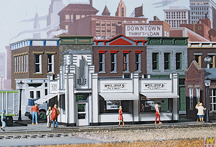 Walthers Cornerstone White Tower Restaurant Kit WH933-3030