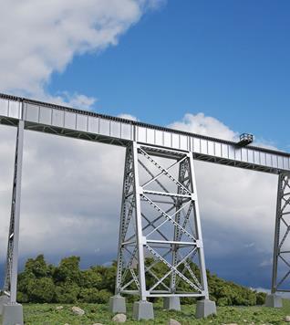 Walthers Cornerstone Steel Railroad Bridge Tower Kit WH933-4554