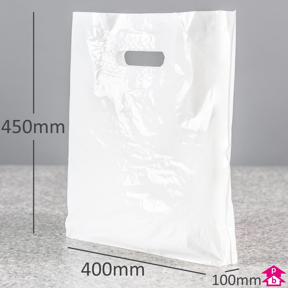 Medium White Carrier Bag