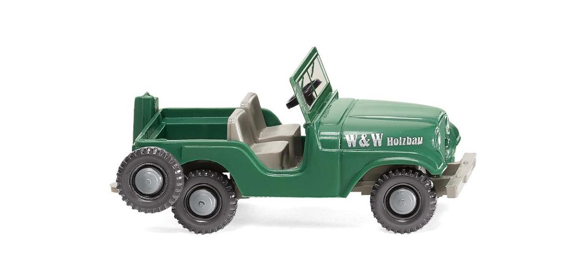 Wiking Jeep W & W Holzbau WK001103