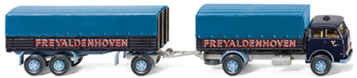 Wiking MAN Pausbacke Flatbed Truck & Trailer WK041602