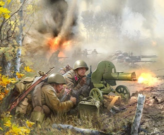 Soviet Machinegun Crew 1941