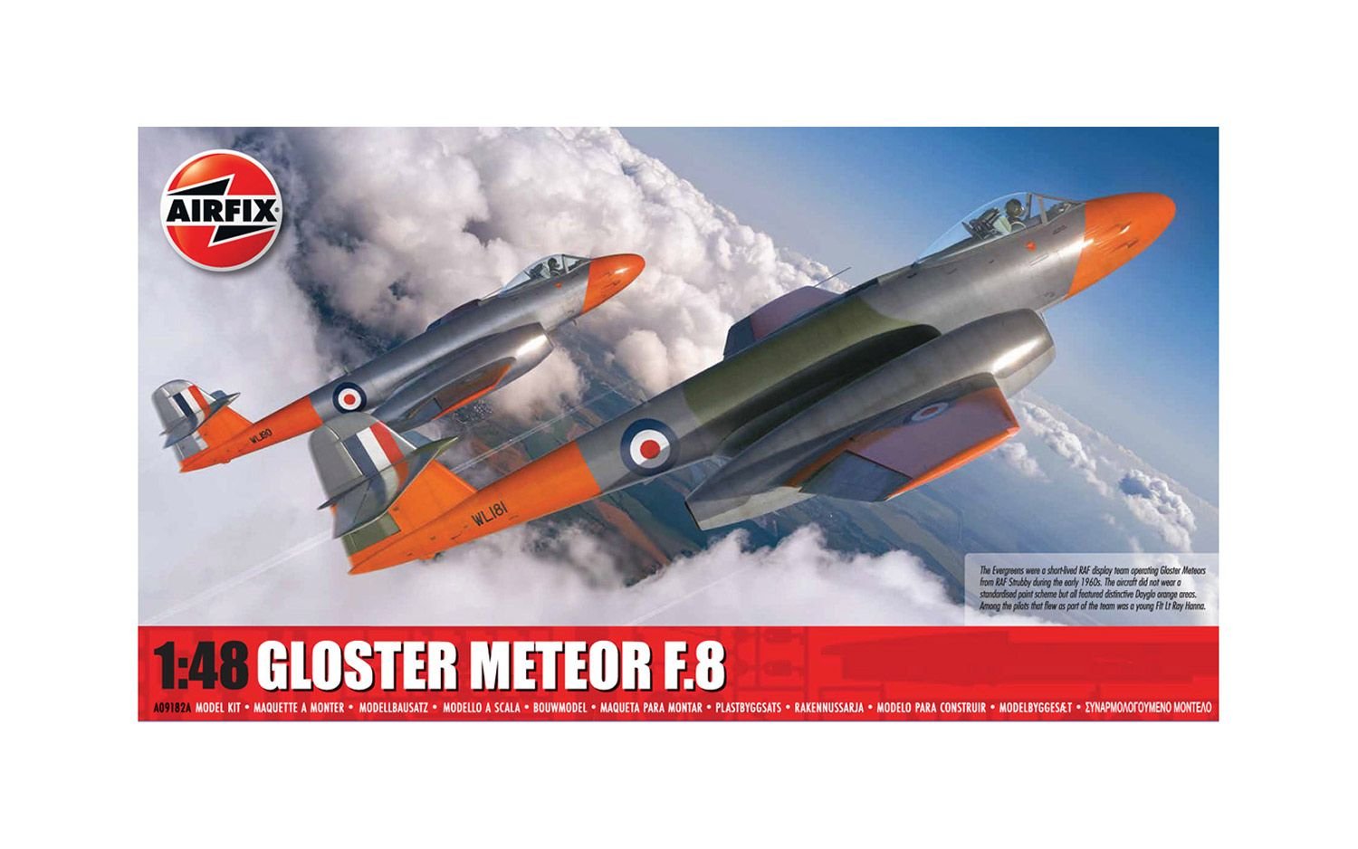 Airfix 1/48 Gloster Meteor F.8 A09182A - Access Models