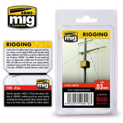 Ammo Rigging .03mm Medium Fine Mig8018 - Access Models