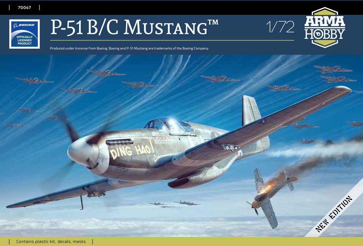 Arma Hobby 1/72 North-America P-51B/C Mustang AH70067 - Access Models