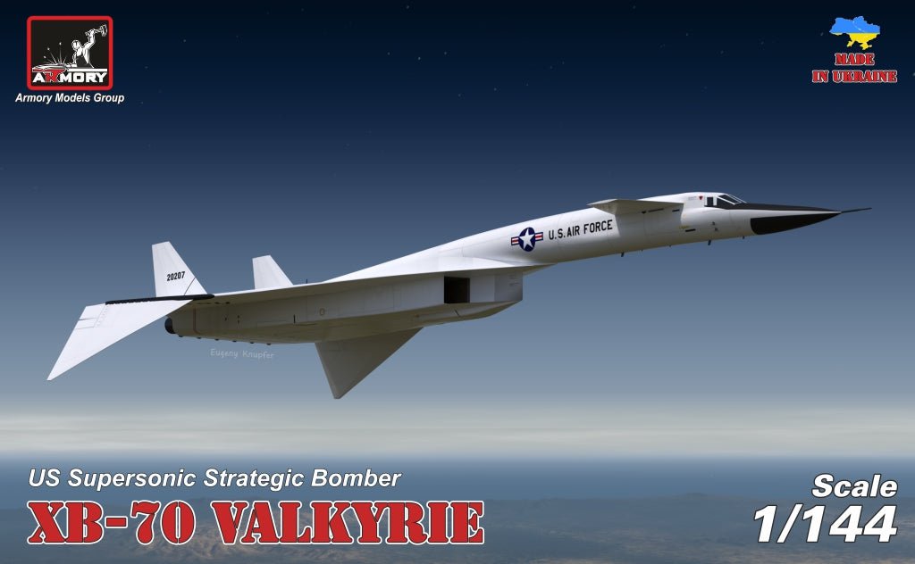 Armory 1/144 Xb-70 Valkyrie Us Supersonic Strategic Bomber 14701 - Access Models