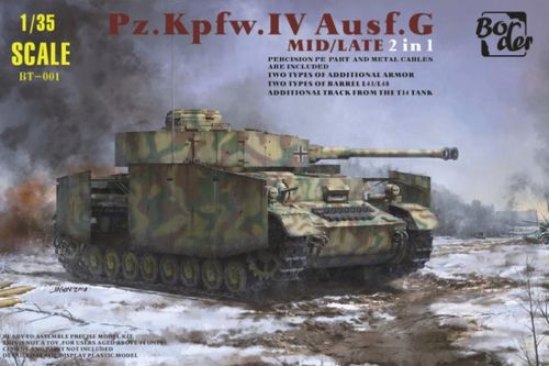 Border Models 1/35 Panzer IV G Late Model Kit BT-001 - Access Models