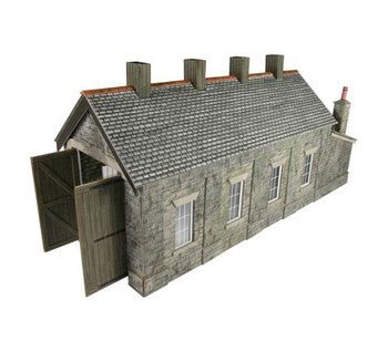 Engine Shed Single Track Stone Built Po332