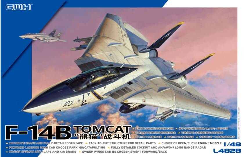Great Wall Hobby 1/48 Grumman F-14B Tomcat L4828 - Access Models
