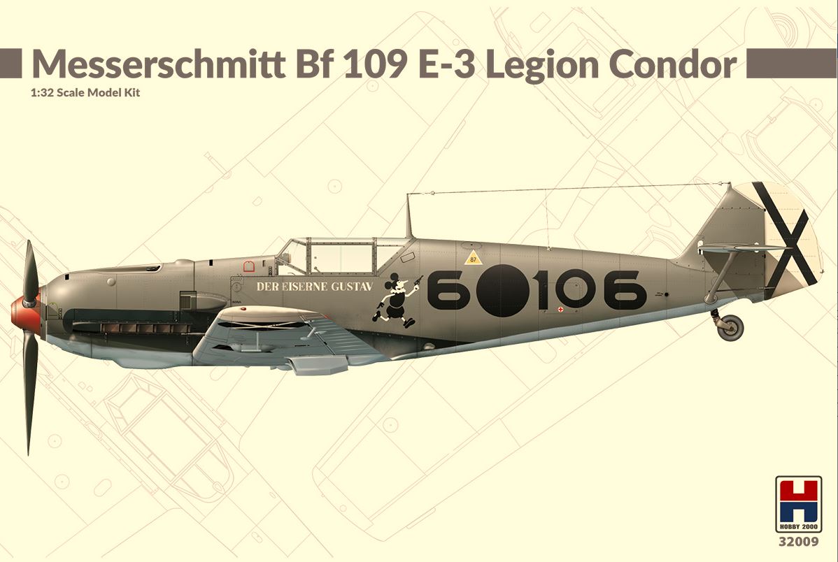 Hobby 2000 1/32 1/32 Messerschmitt Bf-109 E-3 Legion Condor 32009 - Access Models