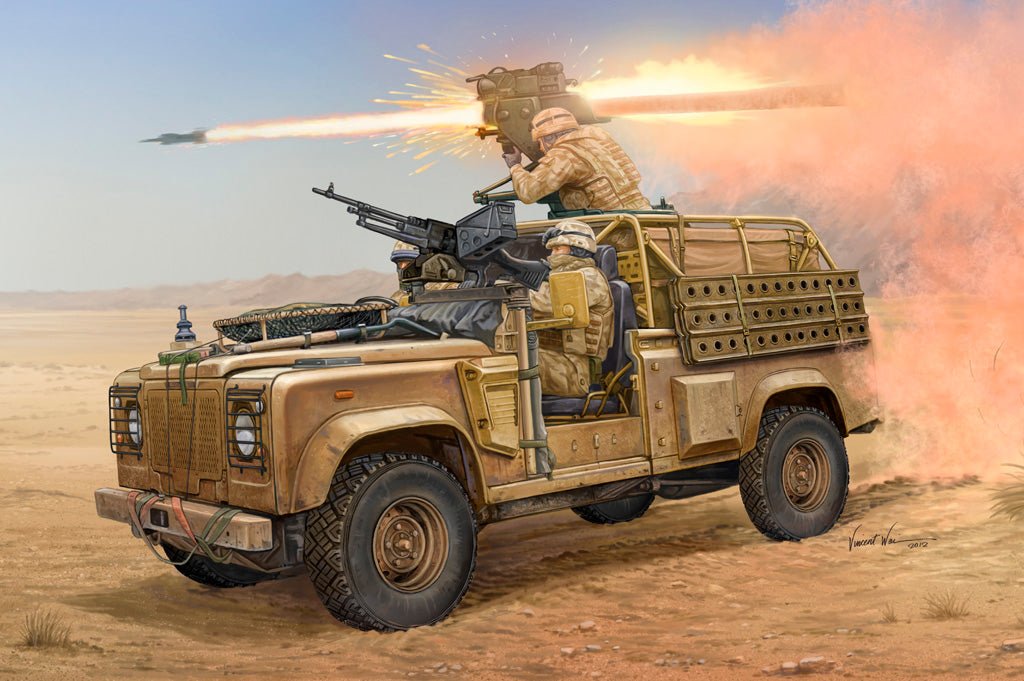 Hobby Boss 1/35 Land Rover Wmik W/Milan Atgm 82447 - Access Models