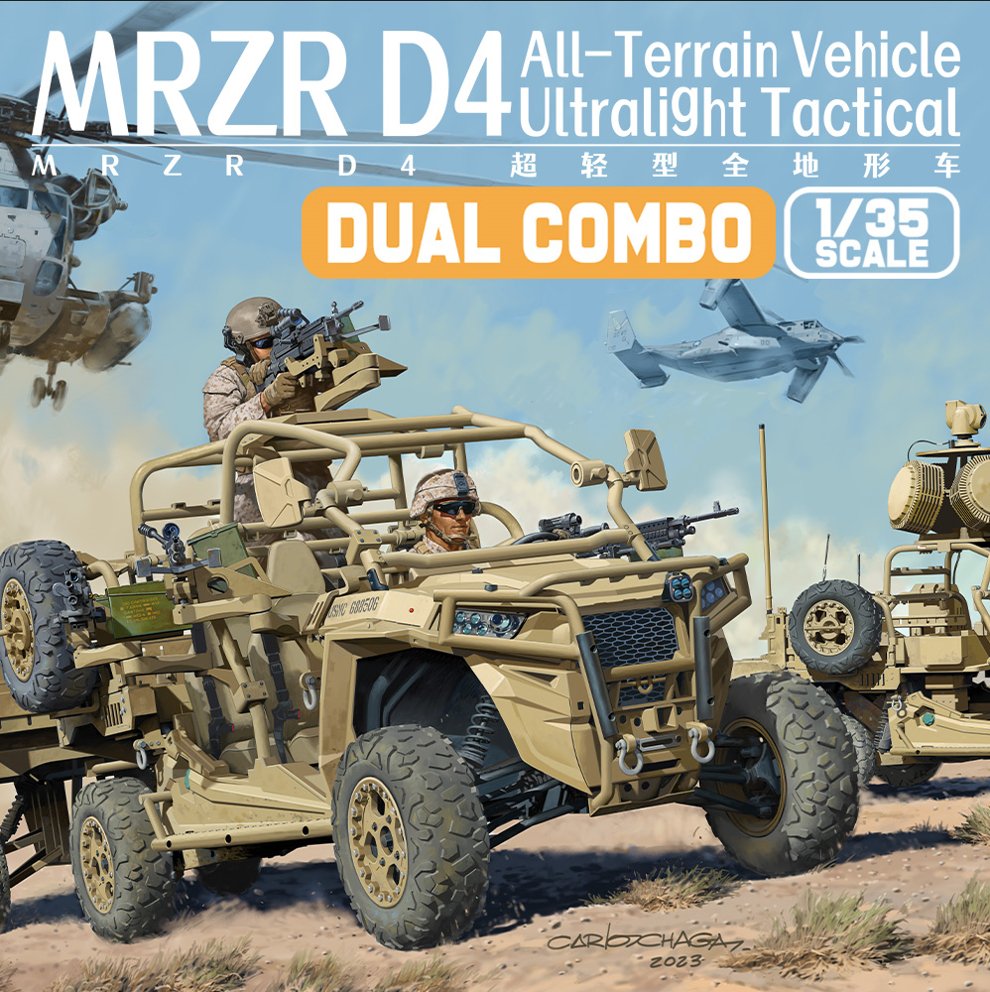 Magic Factory 1:35 Scale Mrzr D4 Dual Combo Set Mf2005