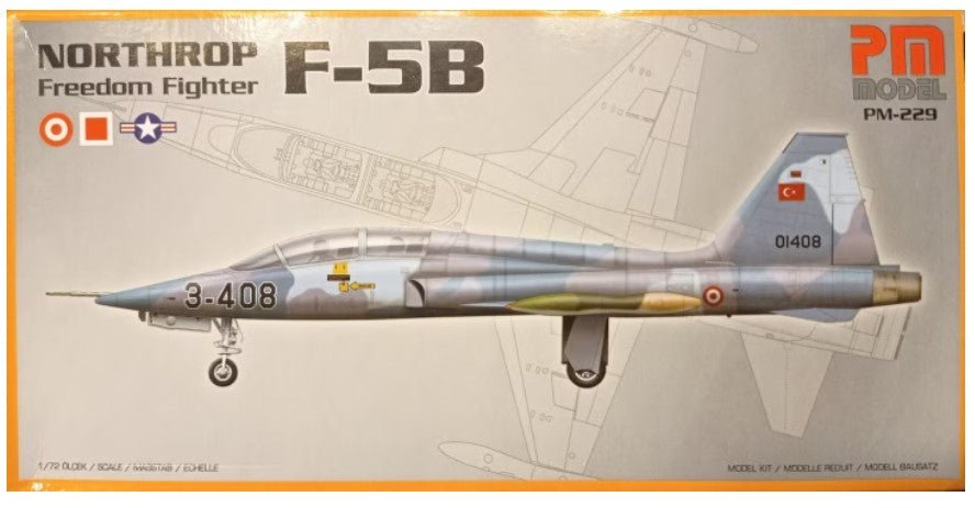 PM Model 1/72 Northrop Freedom Fighter F-5b Pm229 / Pm-229 - Access Models