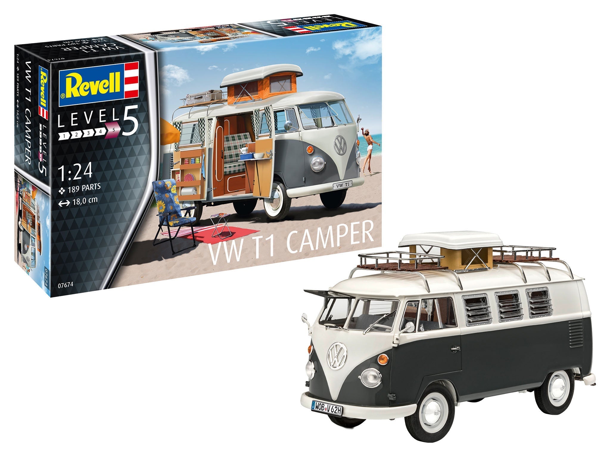 Revell 1/24 Vw T1 Camper Rv07674 - Access Models