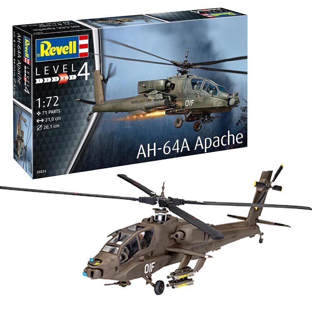 Revell 1/72 Ah-64a Apache Model Set 03824 - Access Models