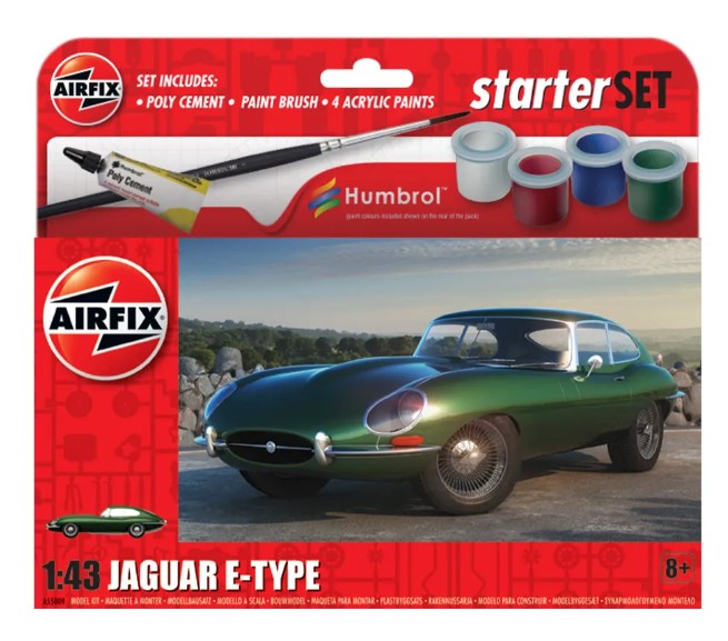 Airfix 1/32 Jaguar E-Type Starter Set A55009