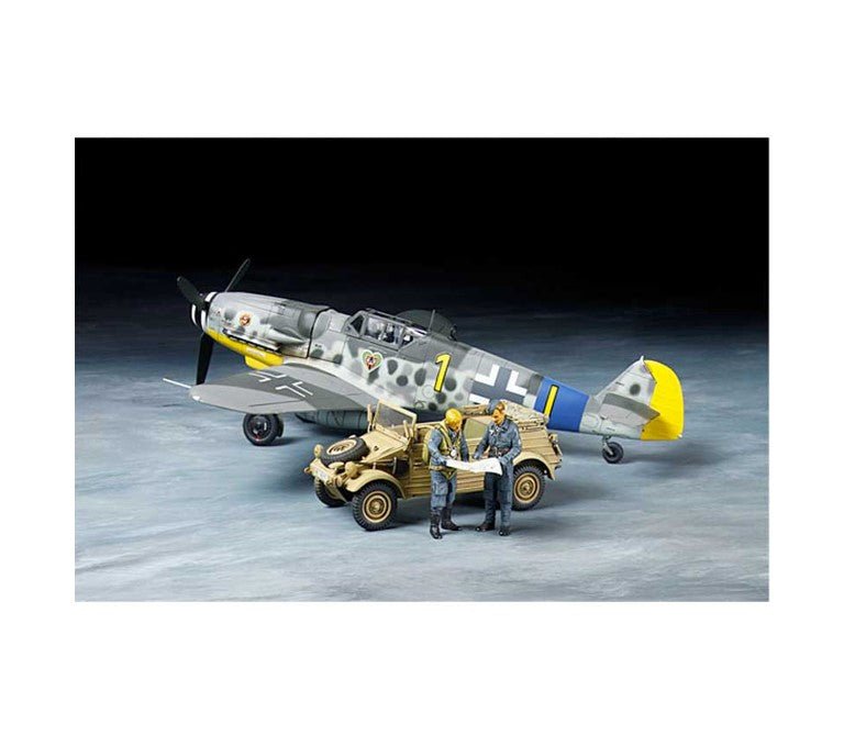 Tamiya 1/48 1/48 Scale Messerschmitt Bf109 G-6 & Kübelwagen Type 82 Set 25204 - Access Models