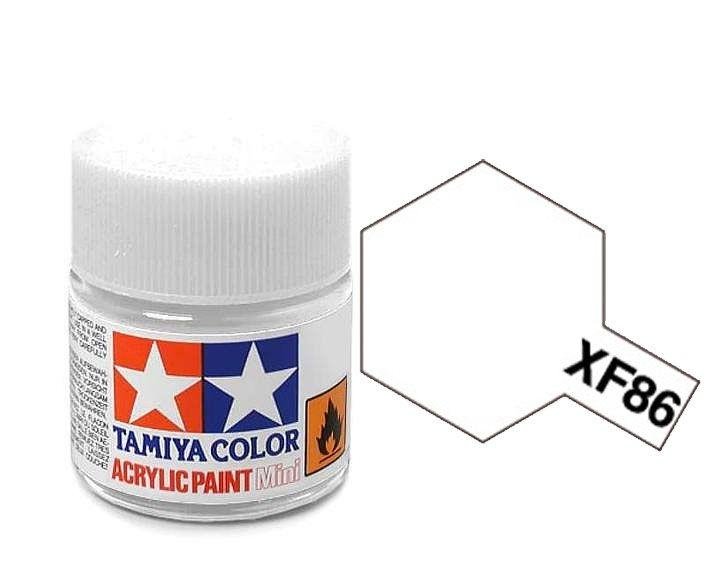 Tamiya Acrylic Paints 10ml Xf86 Flat Clear - Access Models