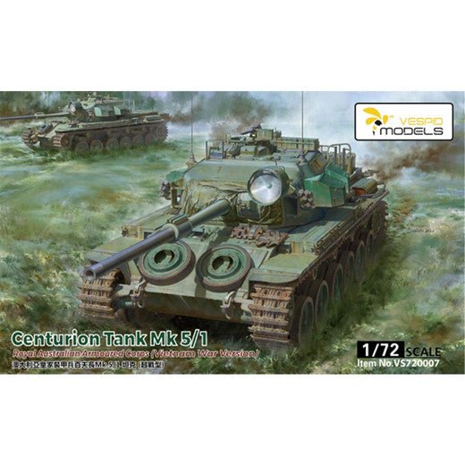 Vespid 1/72 Scale Centurion Tank Mk5/7 Royal Australian Armoured Corps Vs720007 - Access Models