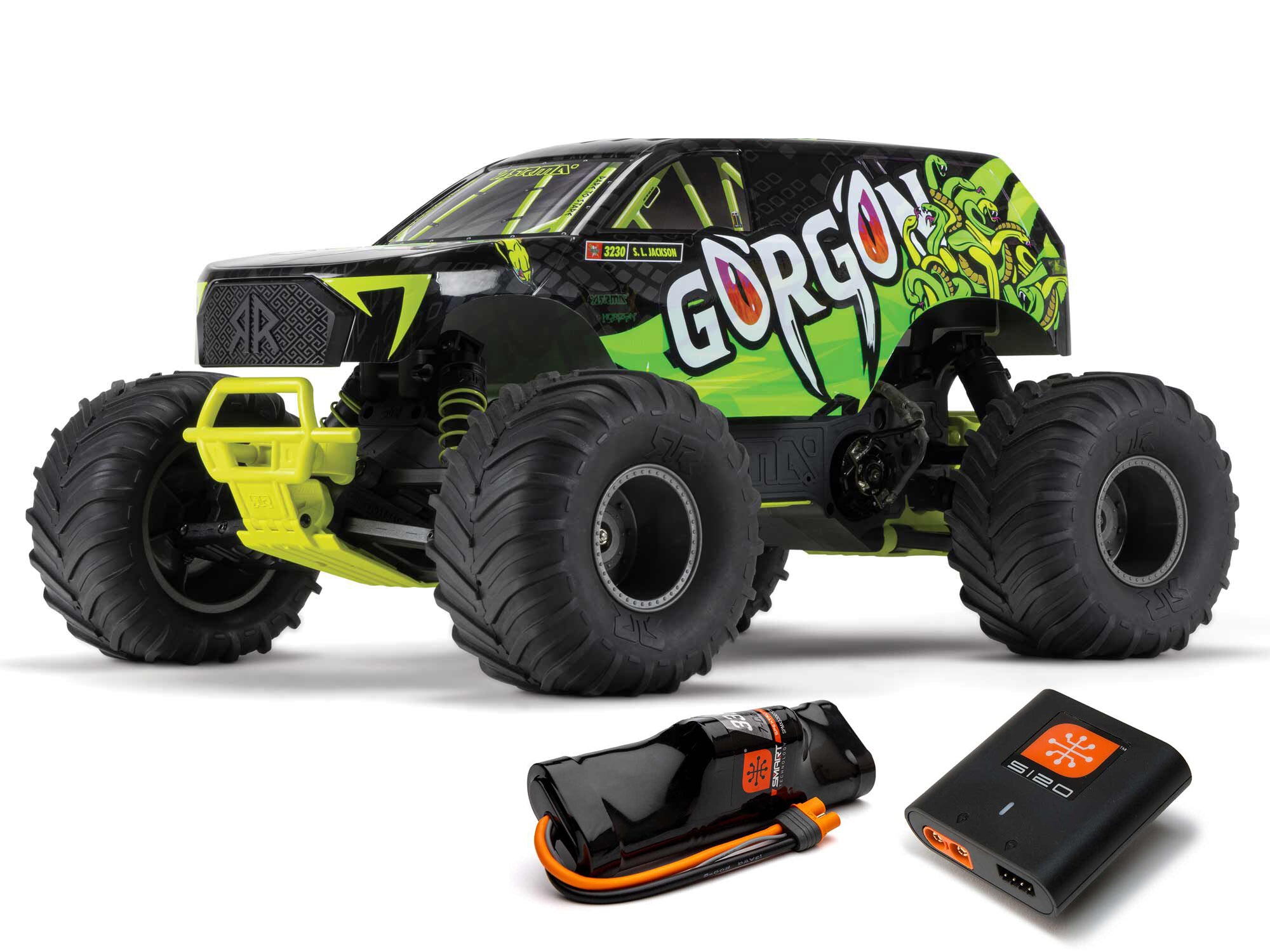 ARRMA Gorgon C-ARA3230ST1 Yellow RTR RC monster truck