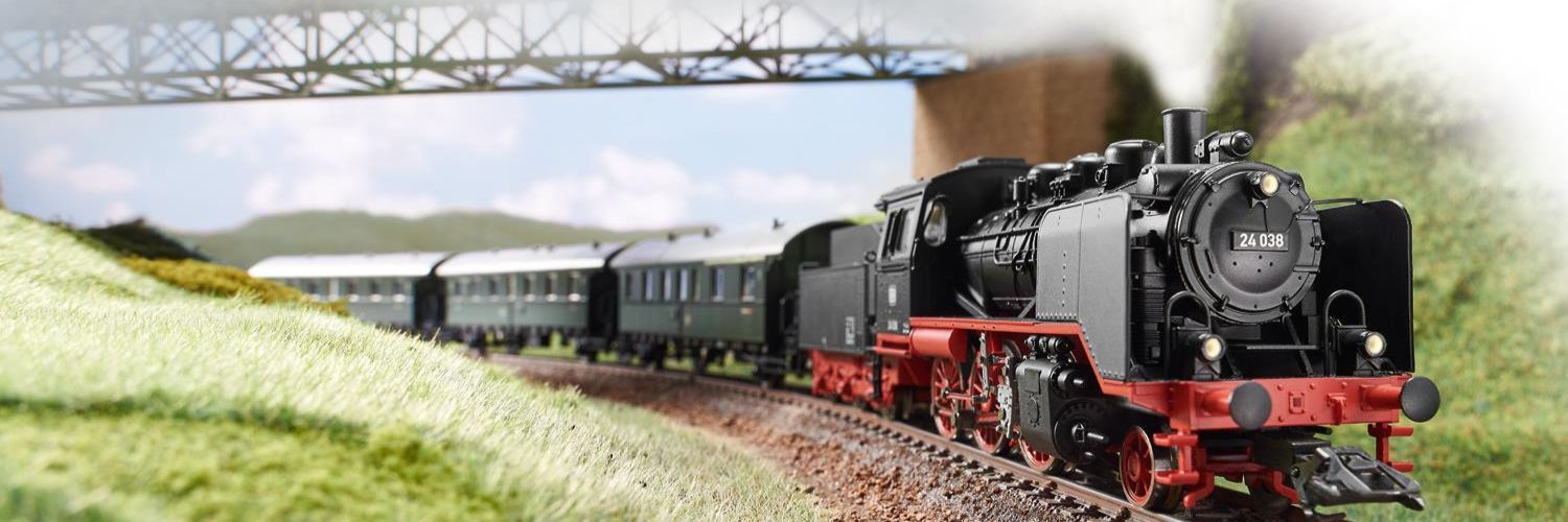 Model railway train sets