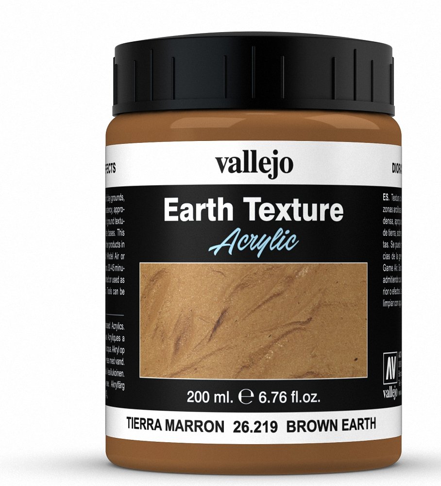 textured modelling paint - earth acrylic