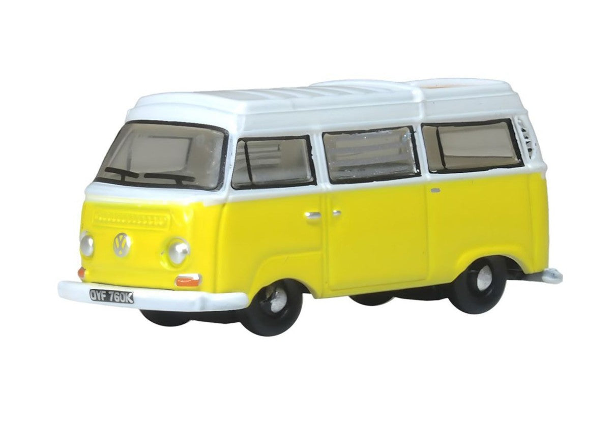 VW T2 Bay Window Camper Saturn Yellow/White