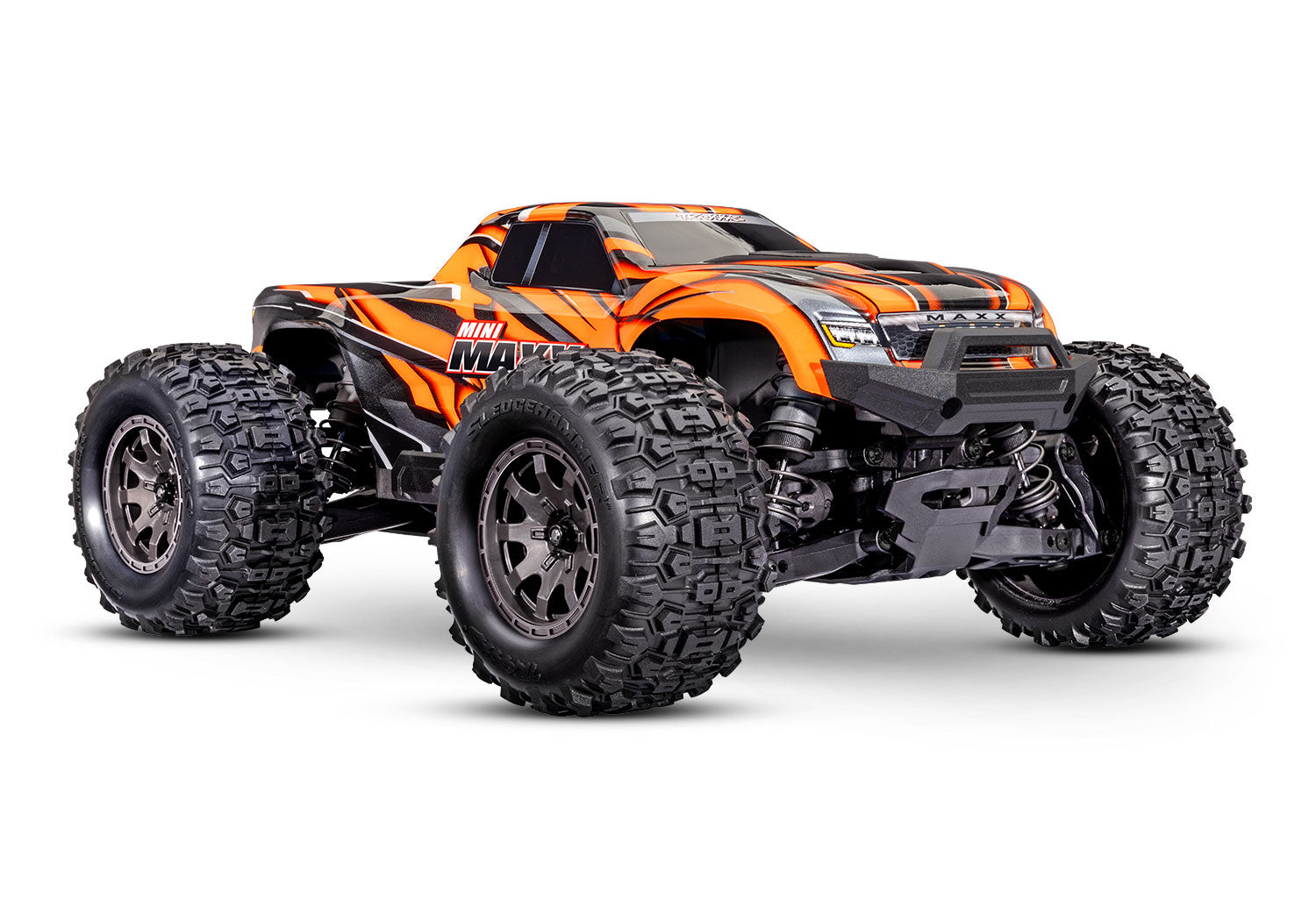 Traxxas Mini Maxx BL-2S 4WD RTR Monster Truck, Orange