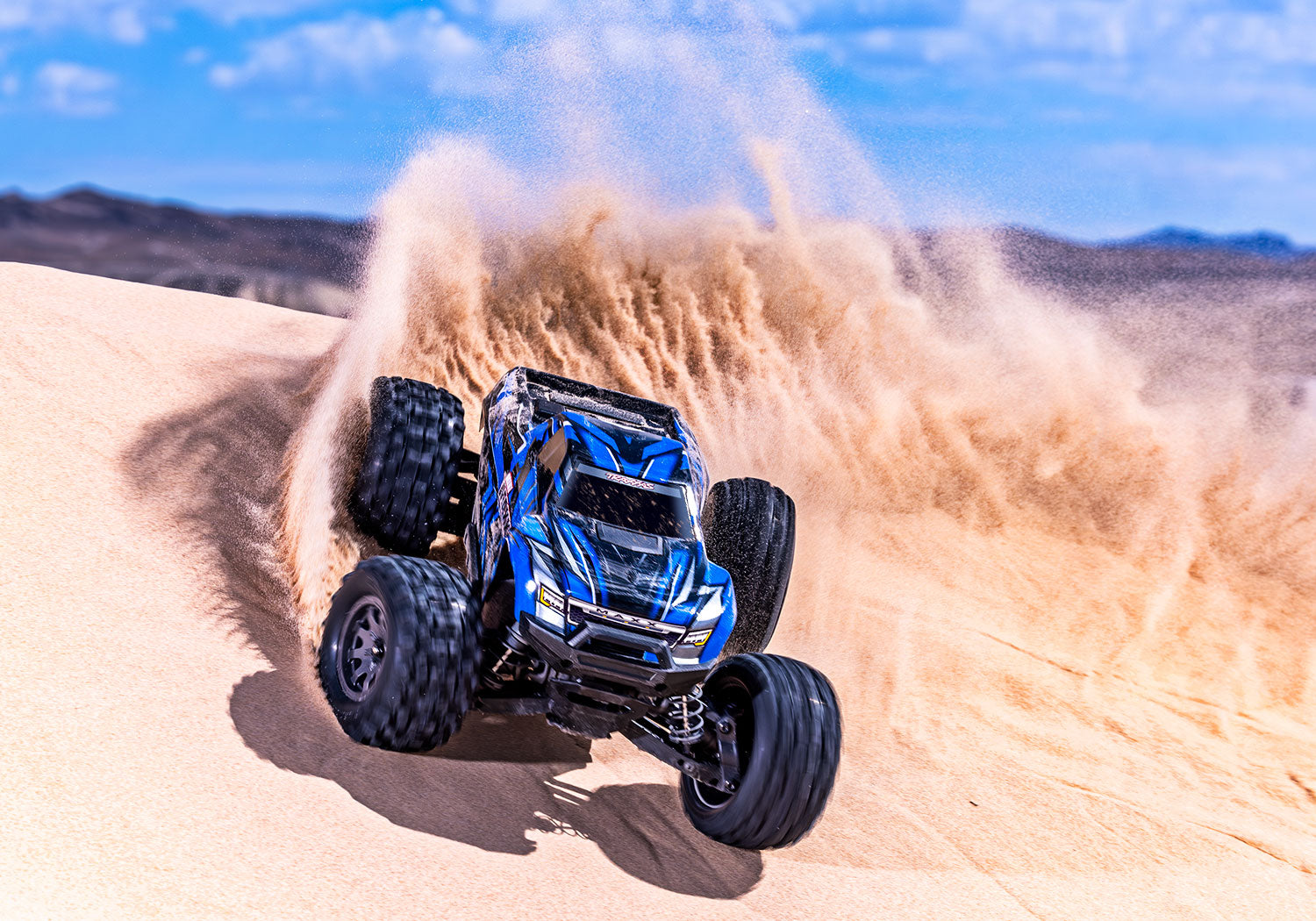 Traxxas Mini Maxx BL-2S 4WD RTR Monster Truck, Blue