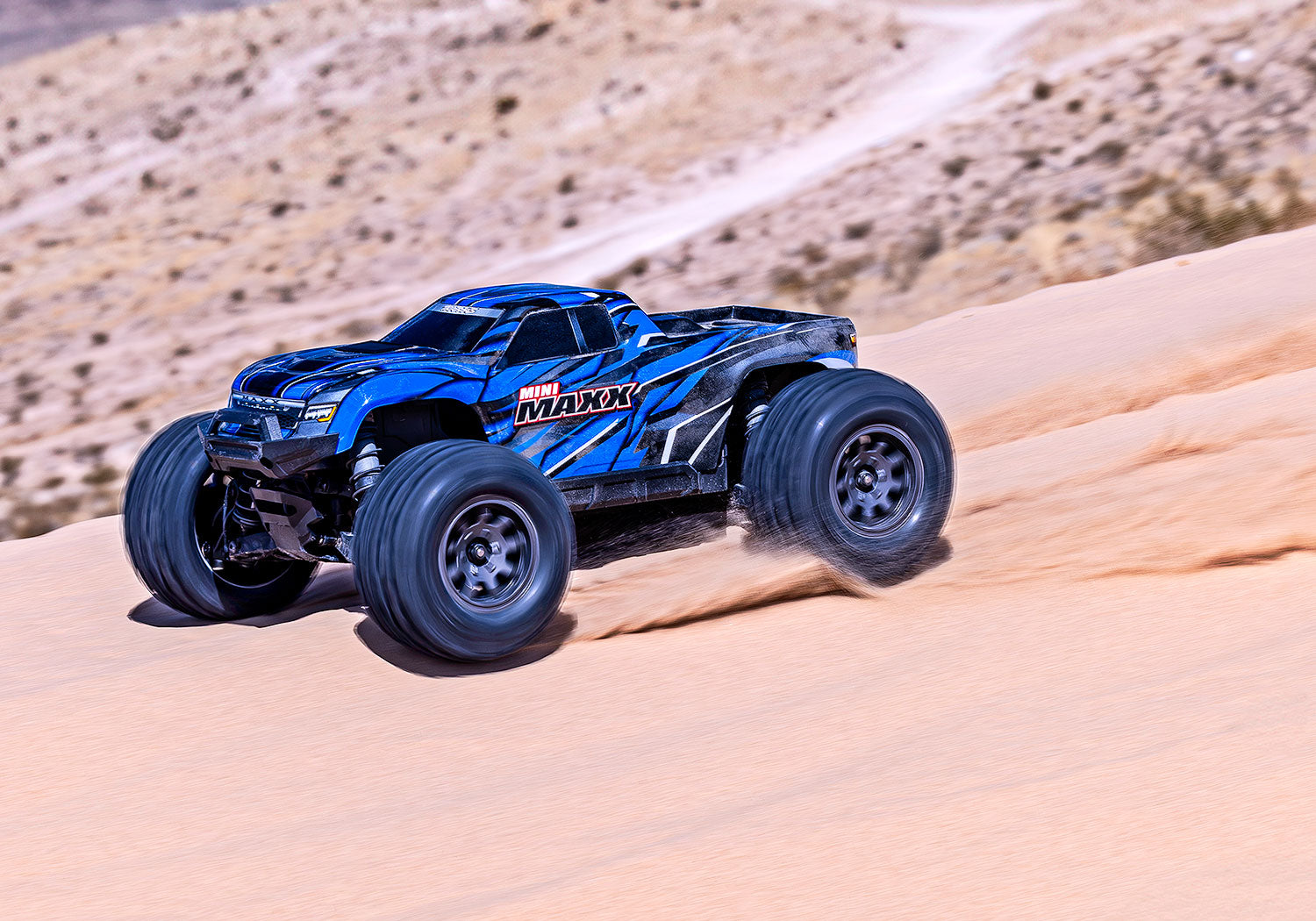 Traxxas Mini Maxx BL-2S 4WD RTR Monster Truck, Blue