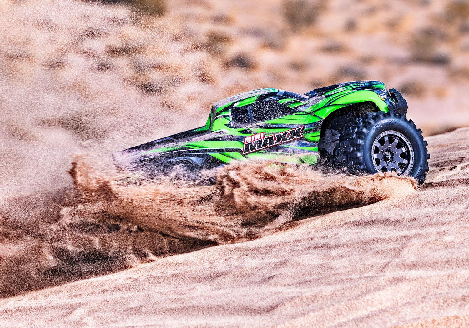 Traxxas Mini Maxx BL-2S 4WD RTR Monster Truck, Green