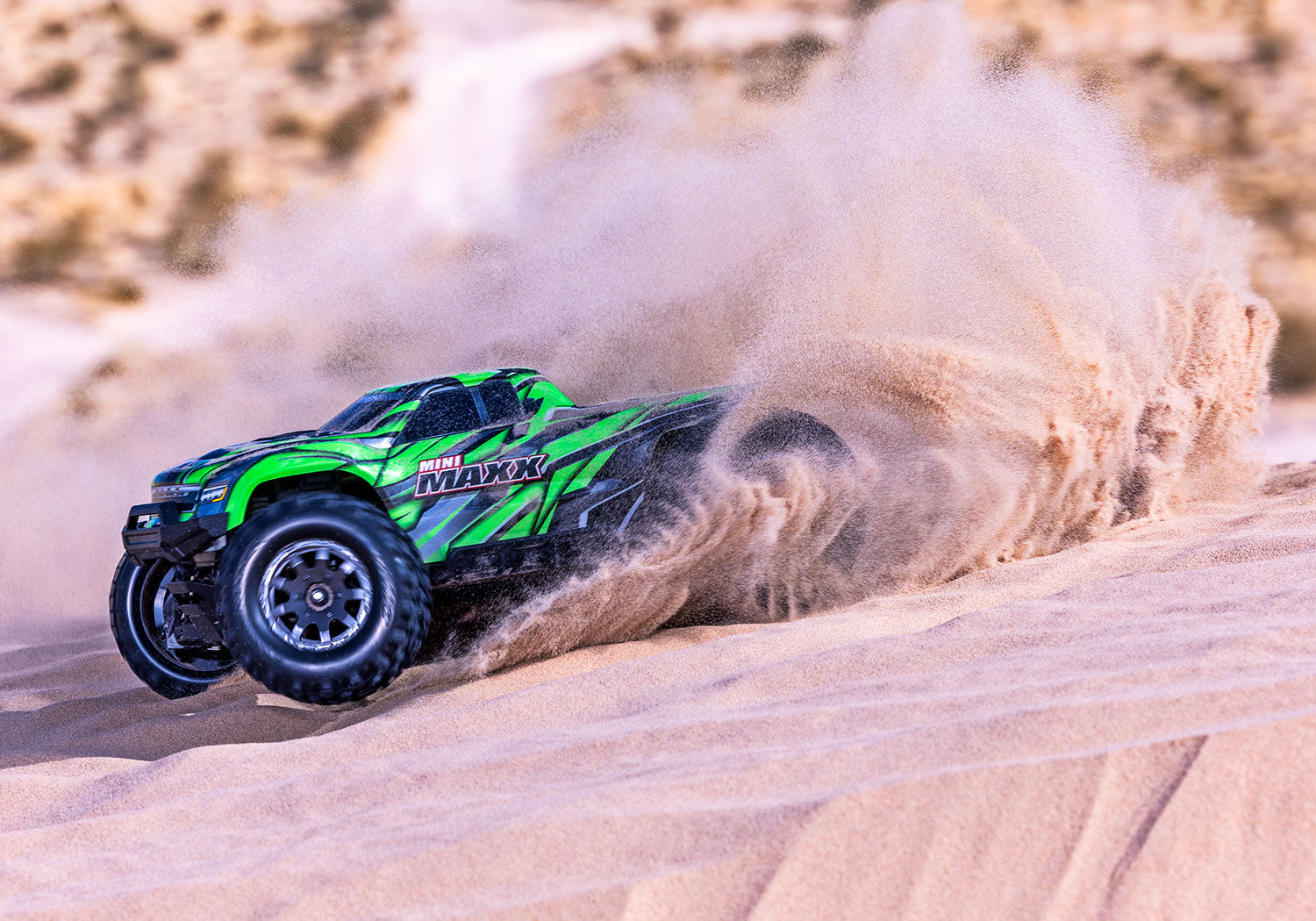 Traxxas Mini Maxx BL-2S 4WD RTR Monster Truck, Green