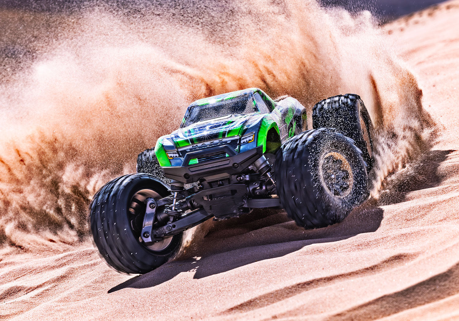 Traxxas Mini Maxx BL-2S 4WD RTR Monster Truck, Green