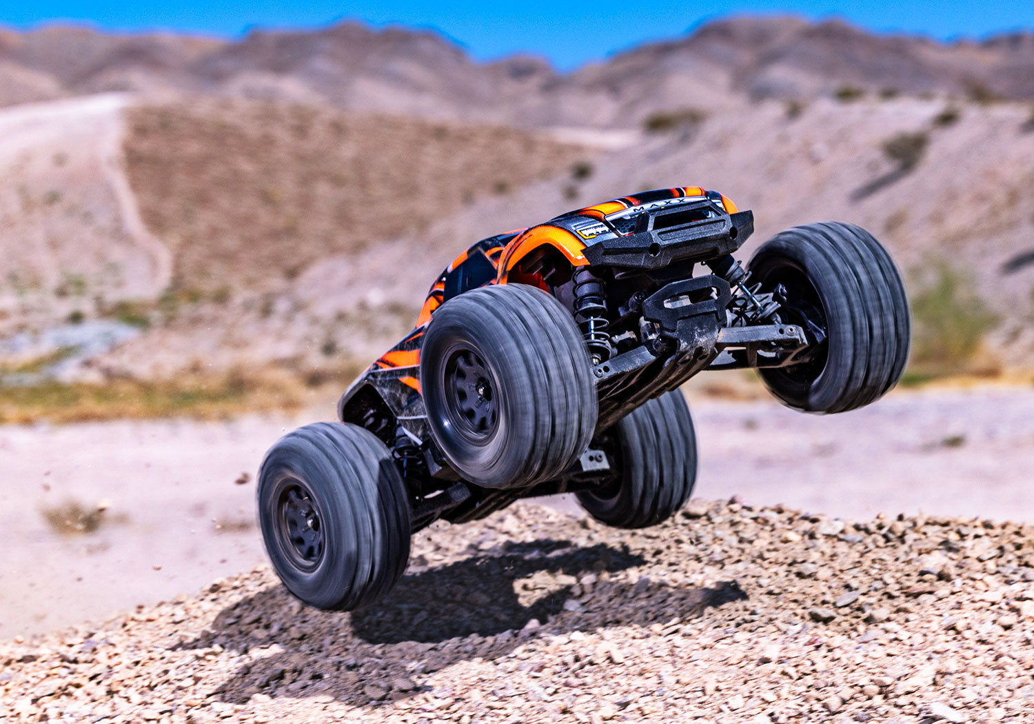 Traxxas Mini Maxx BL-2S 4WD RTR Monster Truck, Orange