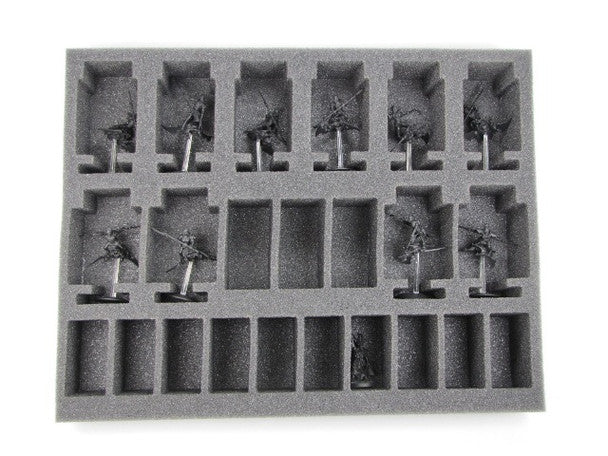 Battle Foam (Dark Eldar) 10 New Hellion 13 Elite Foam Tray (2") BF-BFL-10H13E