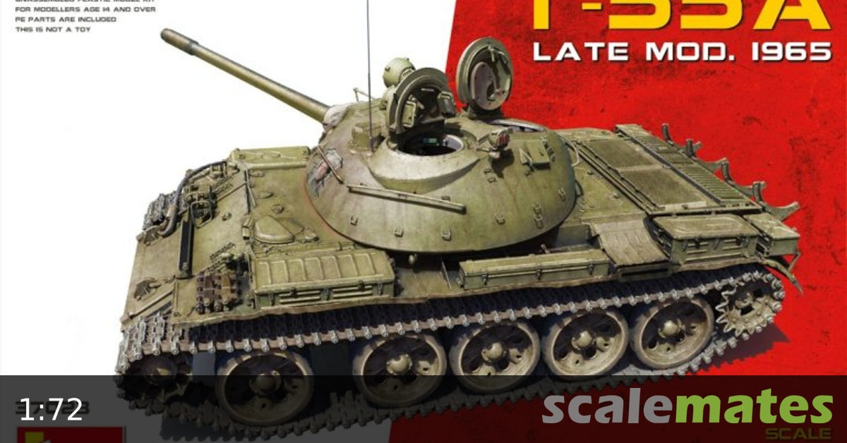 Miniart 1:35 - T-55A Soviet Medium Tank Mod. 1965