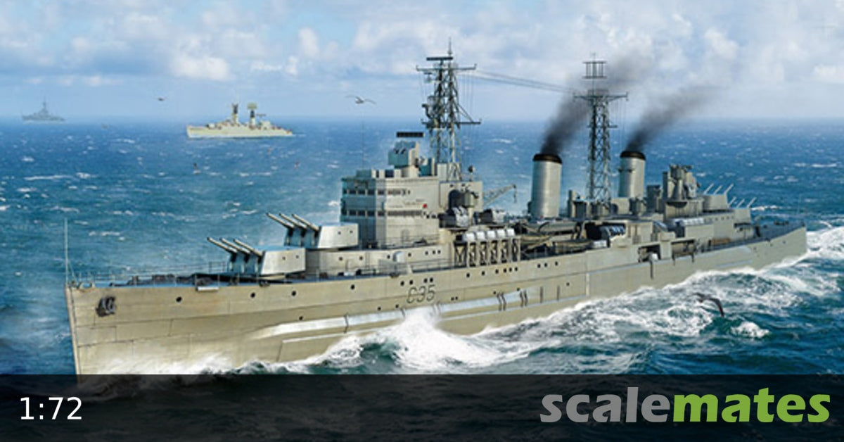Trumpeter 1:700 - Belfast 1959