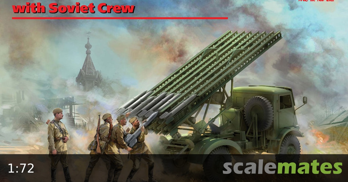 ICM 1:35 - BM-13-16 on W.O.T. 8 chassis w/crew