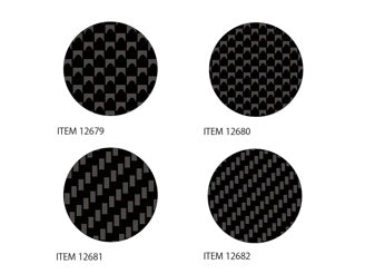 CARBON PATTERN DECAL SET PLAIN WEAVE/EXTRA FINE