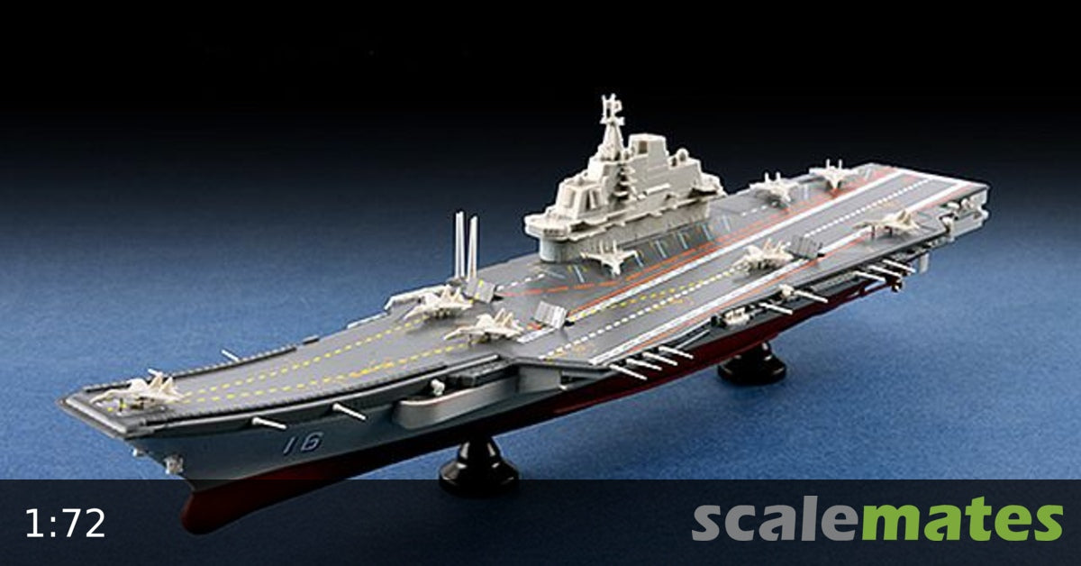 Trumpeter 1:1000- PLA Carrier LiaoNing CV-16 RAF 317 Sqdn