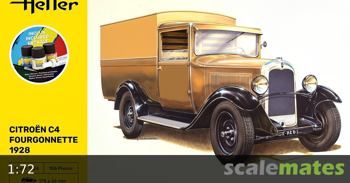 Heller 1:24  - Citroen C4 Fourgonnette 1928
