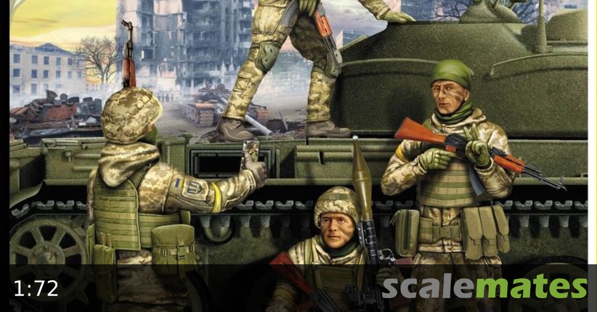 Masterbox 1:24 - Ukrainian Soldier, Defence of Kyiv 2022