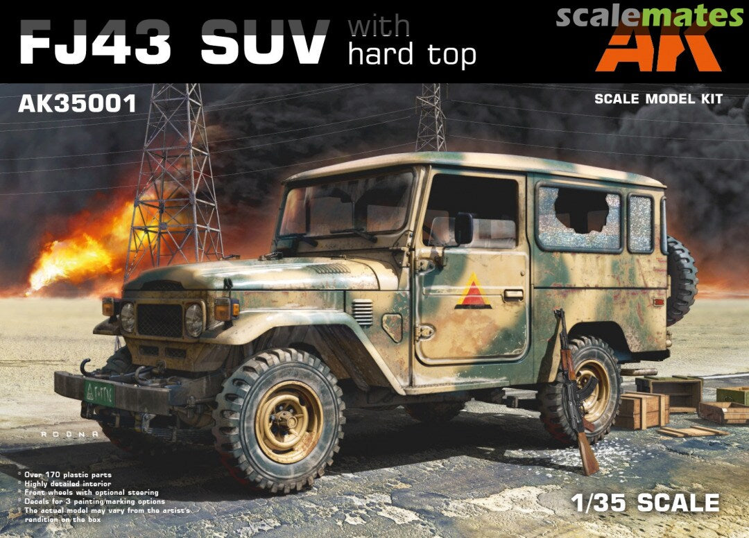 AK Interactive 1/35 FJ43 SUV with Hard Top 35001