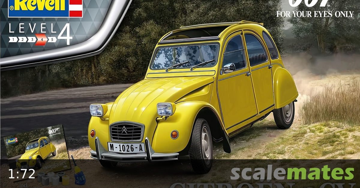 Revell Gift Set 1:24 - James Bond Citroen 2 CV
