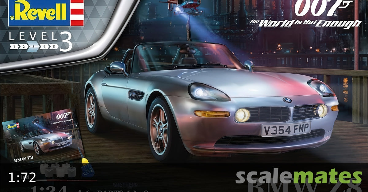 Revell Gift Set 1:24 - James Bond BMW Z8