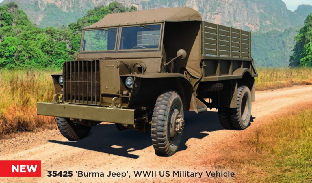 ICM 1:35 - 'Burma Jeep', WWII US Military Vehicle